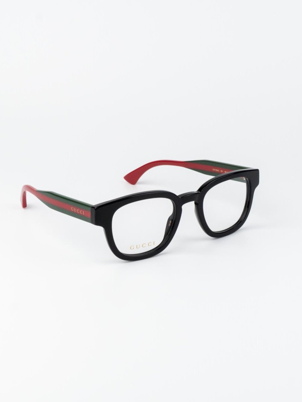 Gucci Men Eyeglasses Black Green Square GG1992O 001 NEW AUTHENTIC - Picture 4 of 10